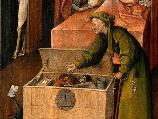 Death and the Miser Death and the Miser detail Hieronymus Bosch WikiArtorg