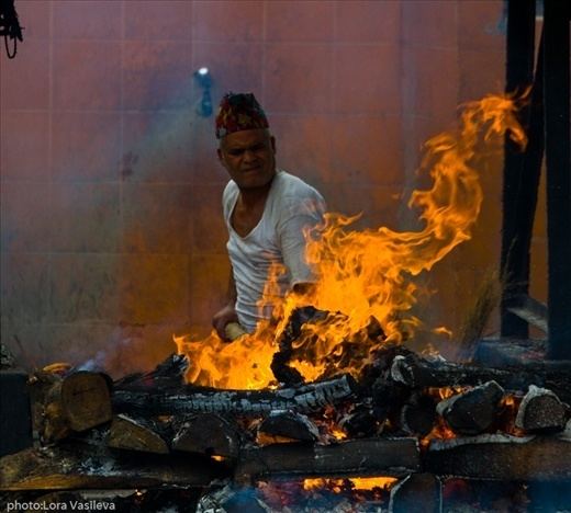 Death by burning Burning the Death at Pashupati temple Kathmandu My Photo