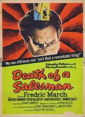 Death of a Salesman (1951 film) Thrilling Days of Yesteryear The Stage to Screen Blogathon Death