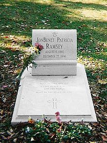 Grave of JonBenét Ramsey.