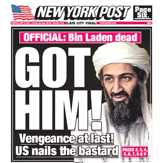Death of Osama bin Laden US front pages report the death of Osama bin Laden Telegraph