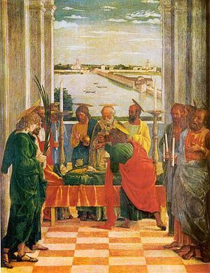 Death of the Virgin (Mantegna) httpsuploadwikimediaorgwikipediaenthumbb
