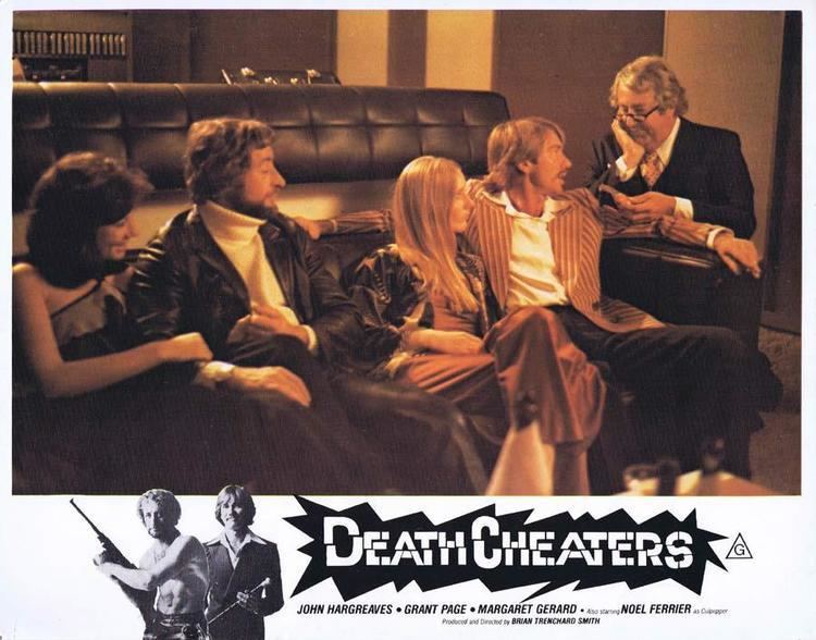 Deathcheaters DEATH CHEATERS Lobby Card 3 Noel Ferrier Grant Page Stunt Man