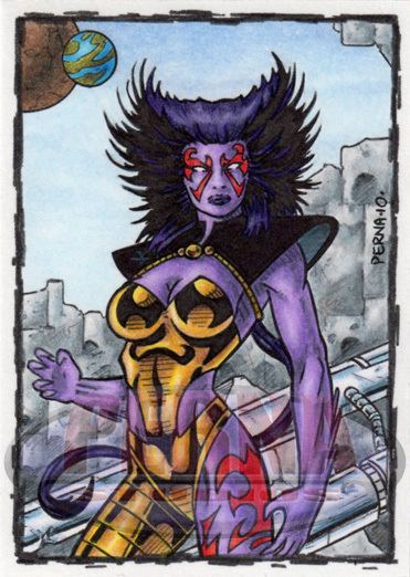 Deathcry Deathcry by Tony Perna Sketch Card produced for Cryptozoic