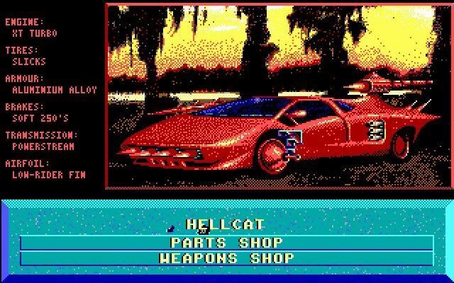 Deathtrack Download Deathtrack racing retro game Abandonware DOS