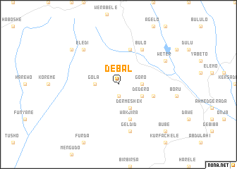 Debal Debal Ethiopia map nonanet
