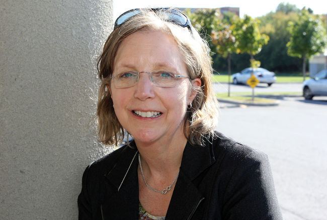 Deborah Coyne Liberal party leader candidate makes local stop Fort
