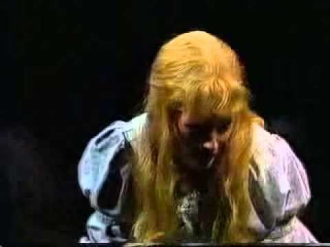 Debra Byrne while singing "I Dreamed A Dream" in Les Miserables