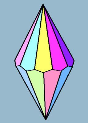 Decagonal trapezohedron