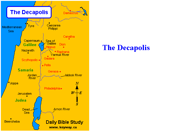 Decapolis Bible Study The Ten Cities