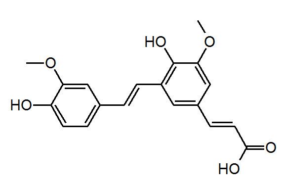 Decarboxylated 8,5'-diferulic acid