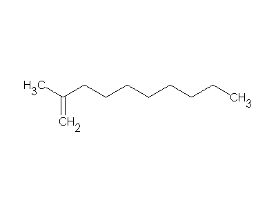 Decene 2methyl1decene C11H22 ChemSynthesis