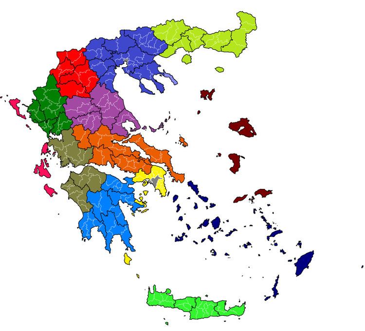 Decentralized administrations of Greece