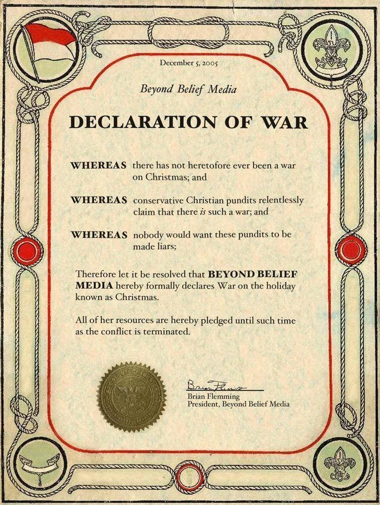 Declaration of War by Roma Gray