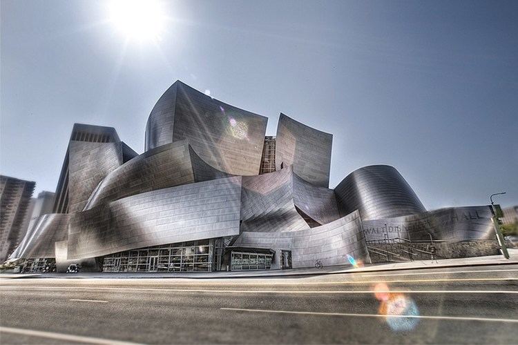 The Walt Disney Concert Hall in Los Angeles California designed by Frank Gehry