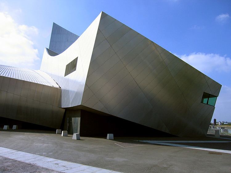 The Imperial War Museum North in Manchester designed by Daniel Libeskind