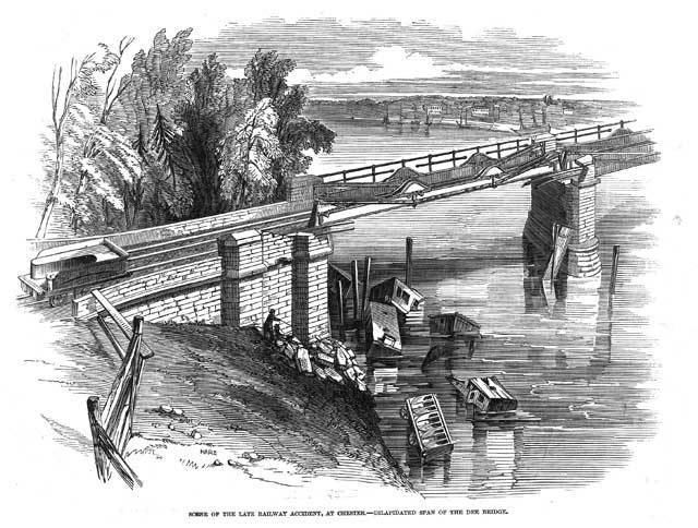 Dee Bridge disaster Iron Engineering and Architectural History in Crisis Following the
