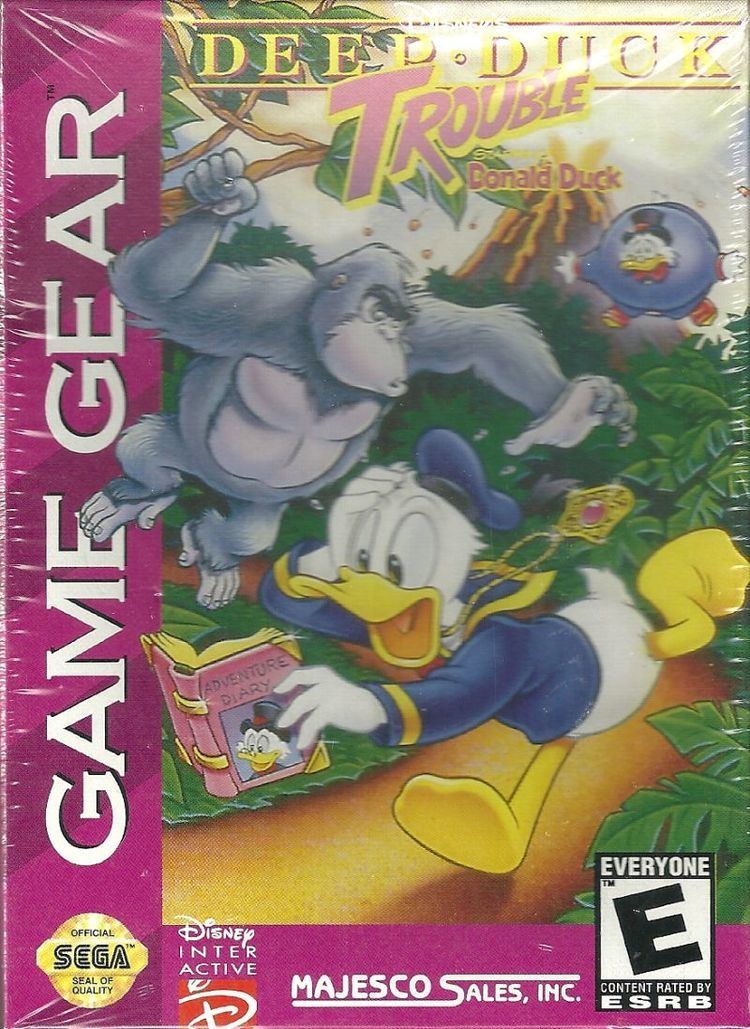 Deep Duck Trouble Starring Donald Duck Deep Duck Trouble starring Donald Duck for Game Gear 1993 MobyGames