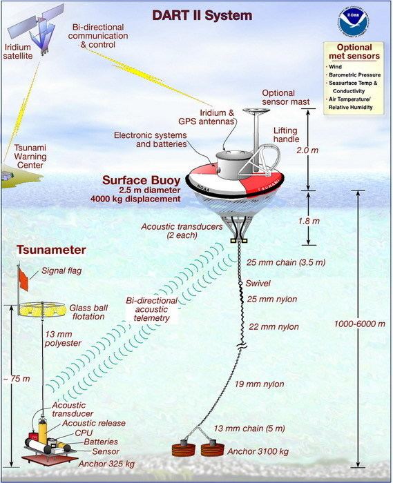 Deep-ocean Assessment and Reporting of Tsunamis