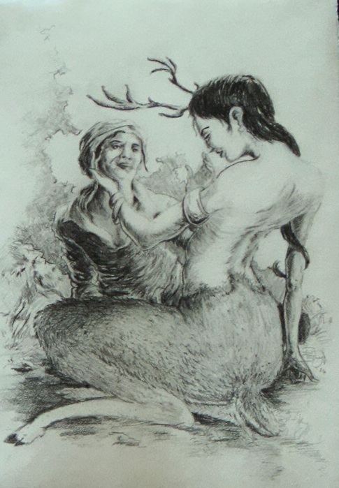 "Charm of the Deer Woman" by Roy Boney, Jr.