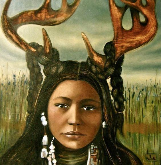 Portrait of the Deer Woman