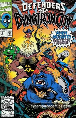 Defenders of Dynatron City Comic Book Cover Swipes Exposed 80 Defenders of Dynatron City