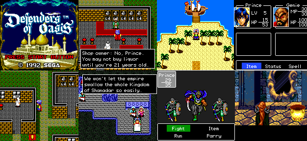 Defenders of Oasis Retro RPG Spotlight Defenders of Oasis That VideoGame Blog