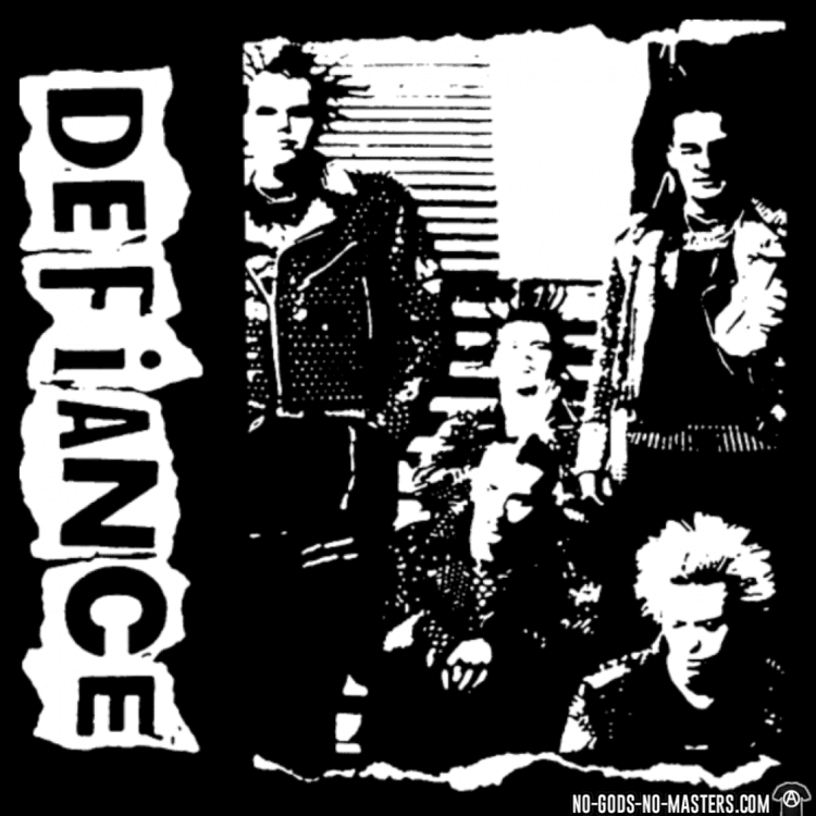 Defiance (punk band) DEFIANCE Bands tshirts NoGodsNoMasterscom