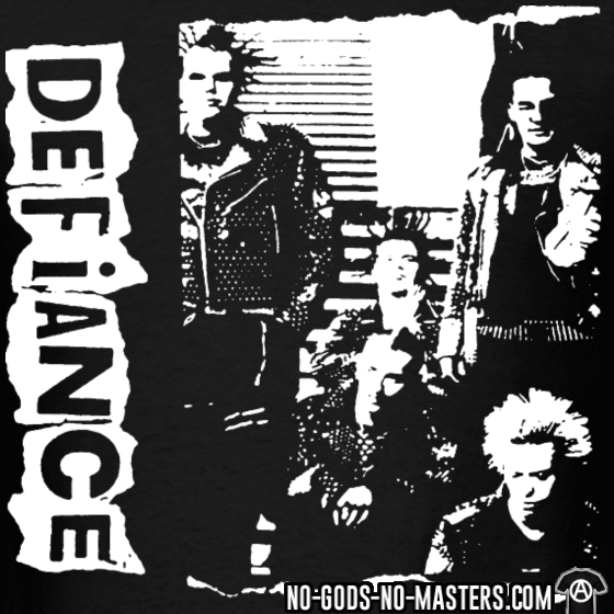 Defiance (punk band) Defiance Tshirt band punk NoGodsNoMasterscom Bands tshirts