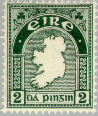Definitive postage stamps of Ireland