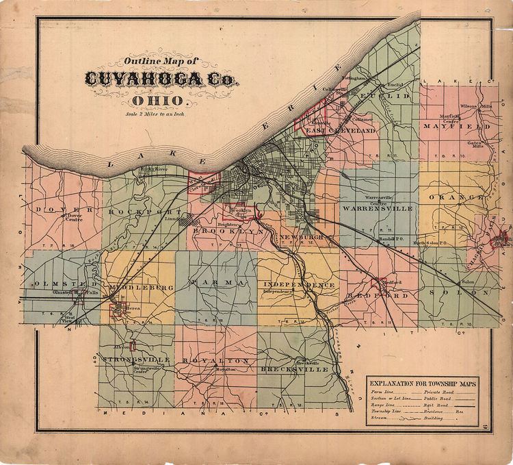 Defunct townships of Cuyahoga County, Ohio