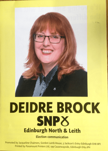 Deidre Brock Deidre Brock Scottish National Party SNP candidate to