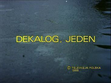 Decalogue I movie poster