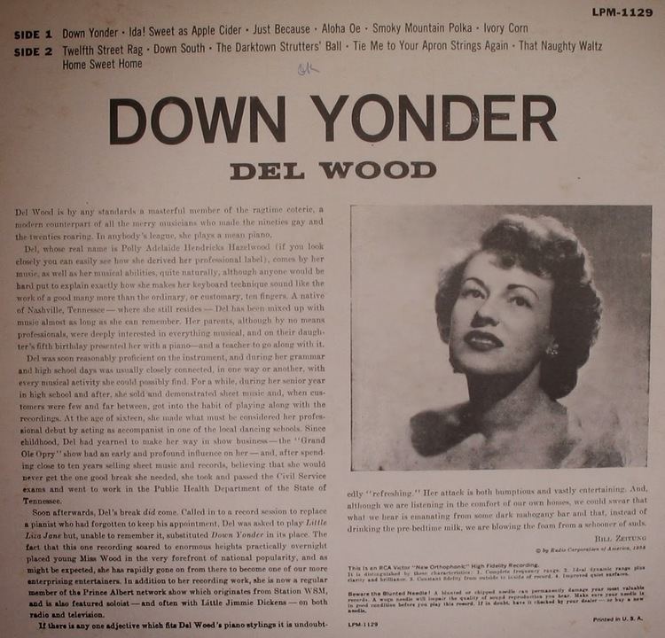 Del Wood Allens archive of early and old country music Del Wood Down Yonder