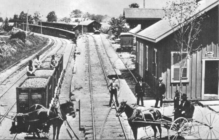 Delaware and Hudson Gravity Railroad wwwtrainweborgdhvmimagesmemorabiliapostcards