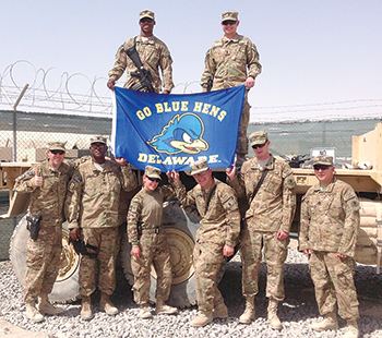 Delaware Army National Guard UD Messenger Service Members in Afghanistan