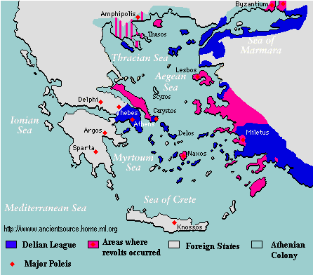 Delian League From The Delian League To The Athenian Empire