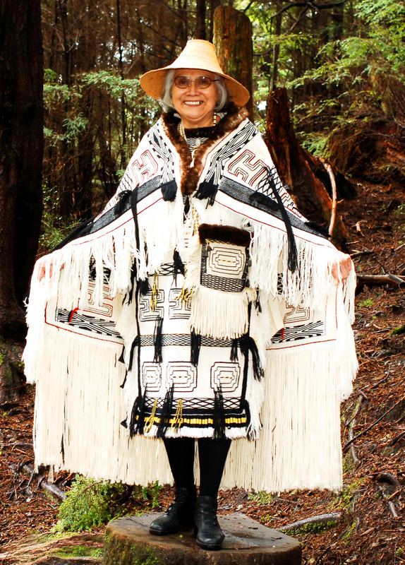 Delores Churchill Evelyn Vanderhoop Weaving Artist About Evelyn weaving