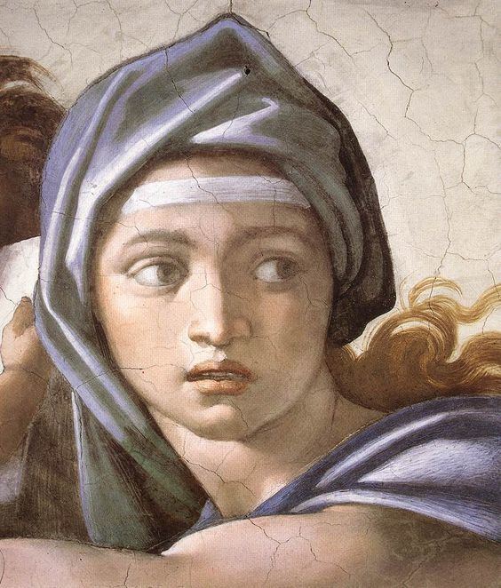 Delphic Sibyl Michelangelo The Delphic Sibyl 1509 detail from the Sistine