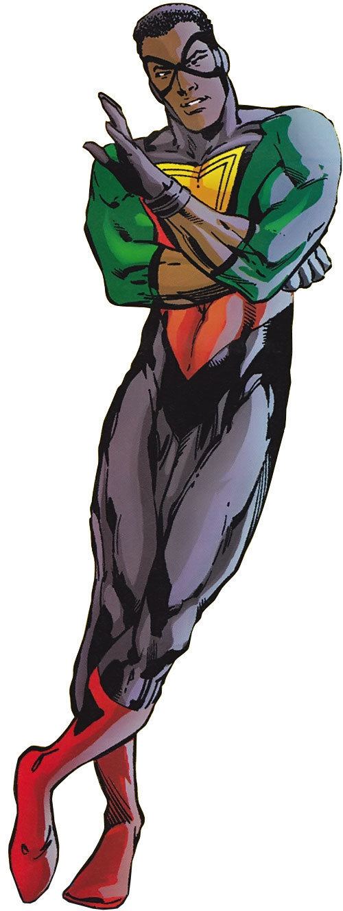 Delroy Garrett Triathlon Marvel Comics Avengers 3D Man Character profile