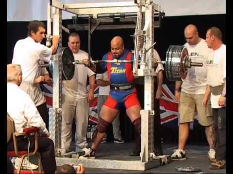 Delroy McQueen Delroy McQueen 420 440kg squat BPC british champs 2007 YouTube