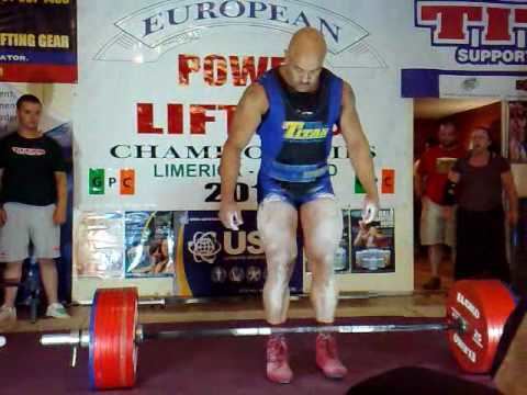 Delroy McQueen Delroy Mcqueen 2deadlift 370mp4 GPC Euro 2010 YouTube