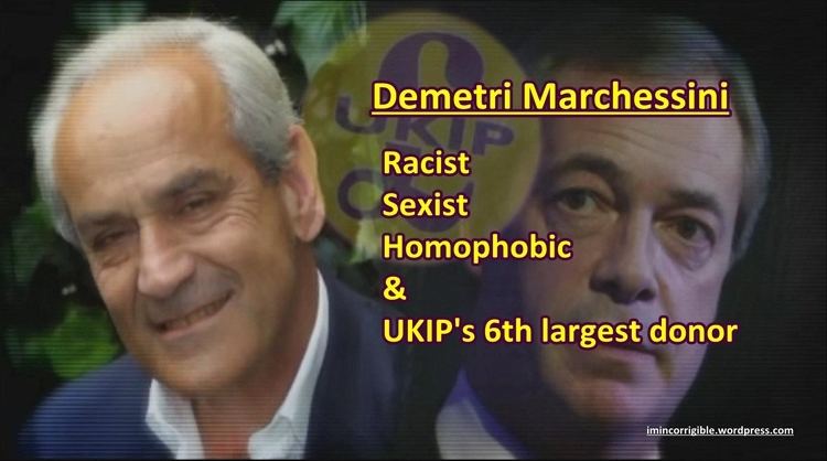 Demetri Marchessini Demetri Marchessini UKIP donor racist sexist homophobe mod