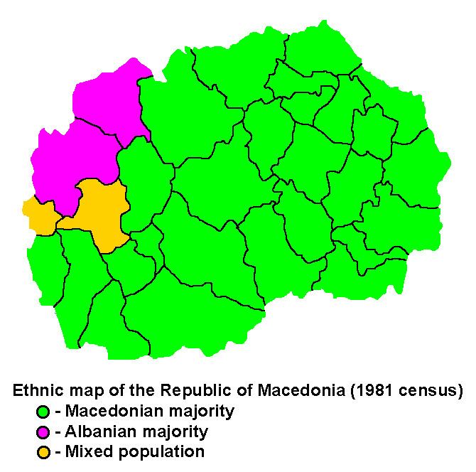 Demographic history of the Republic of Macedonia
