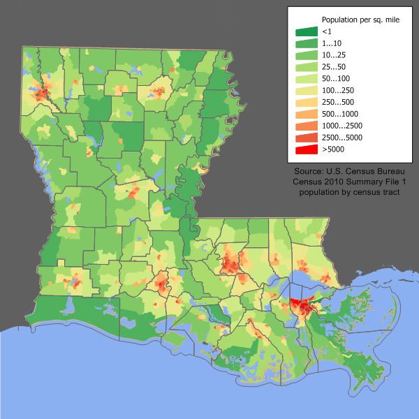 Demographics of Louisiana