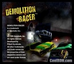 Demolition Racer Demolition Racer ROM ISO Download for Sony Playstation PSX