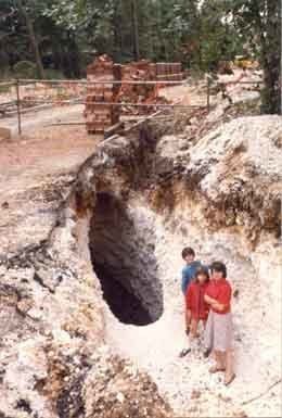 Denehole Dene Holes found in Rainham