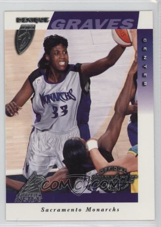 Denique Graves 1997 Pinnacle Inside WNBA Base 24 Denique Graves COMC Card