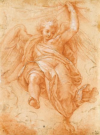 Denis Calvaert Denys CALVAERT 1540 1619 An Angel Ongpin Fine Art