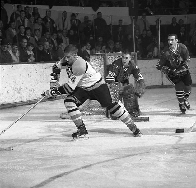 Denis DeJordy 1969Skating Away From Chicago Black Hawks Denis Dejordy